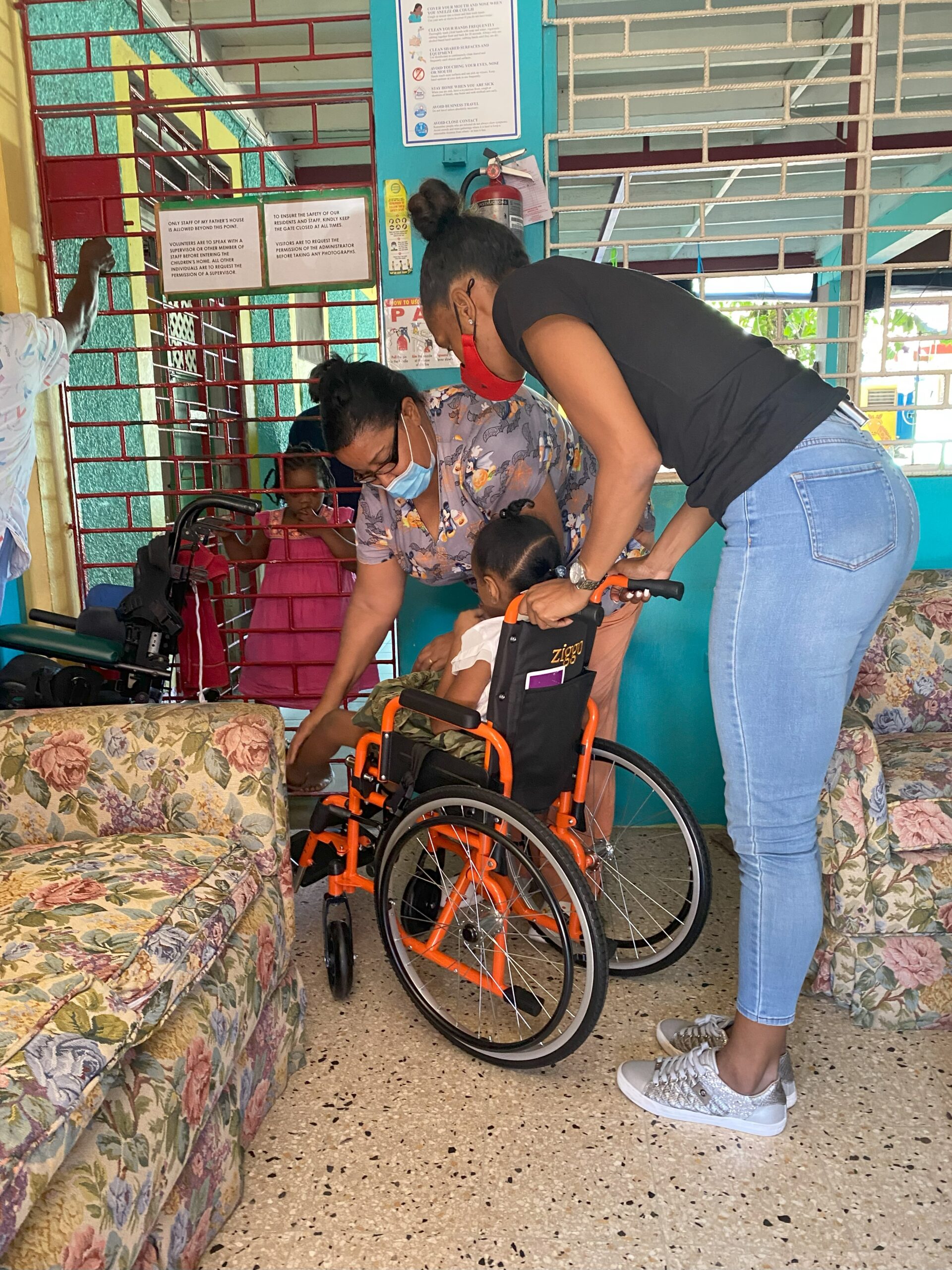 Wheelchair donation in collaboration with Toyota Jamaica